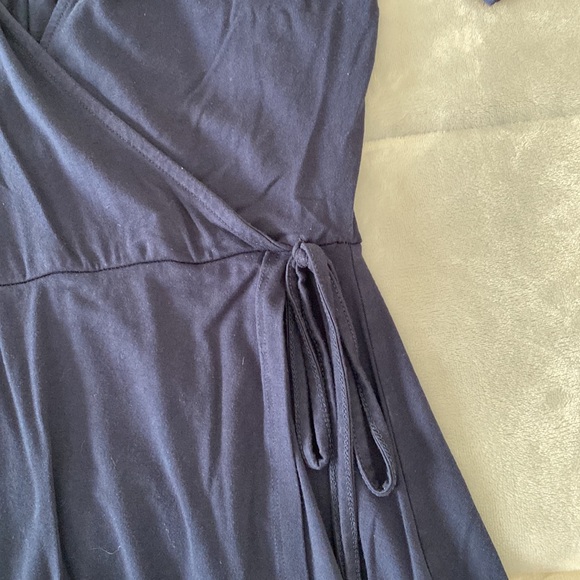 Adorable soft ASOS blue wrap dress size 0 - Picture 2 of 7
